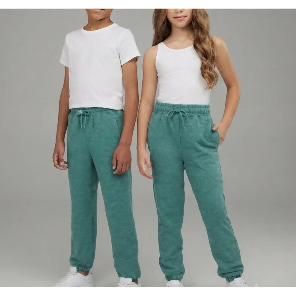 Eddie Bauer Kids Youth Lined Tech Jogger Sage Green L 14/16 Stretch Pants